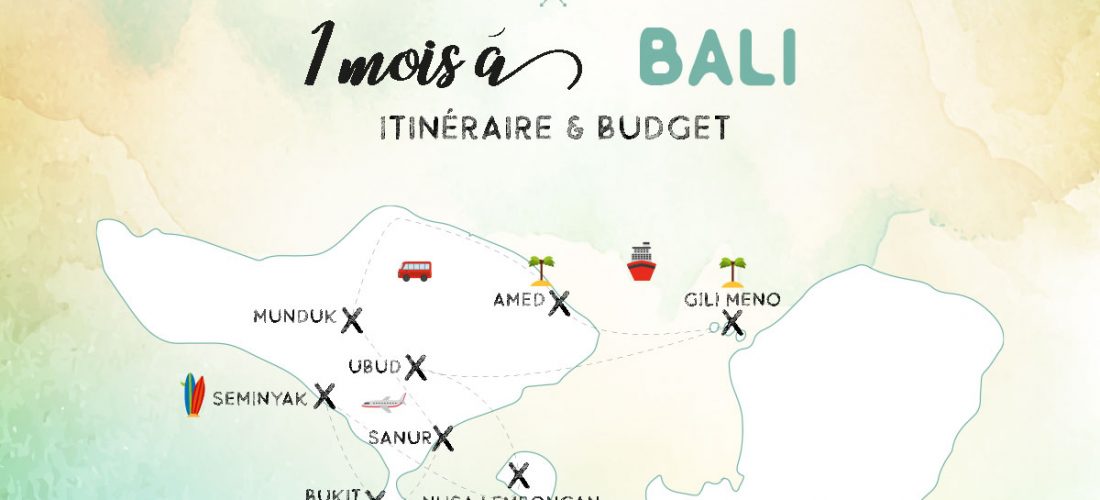 itinéraire budget bali